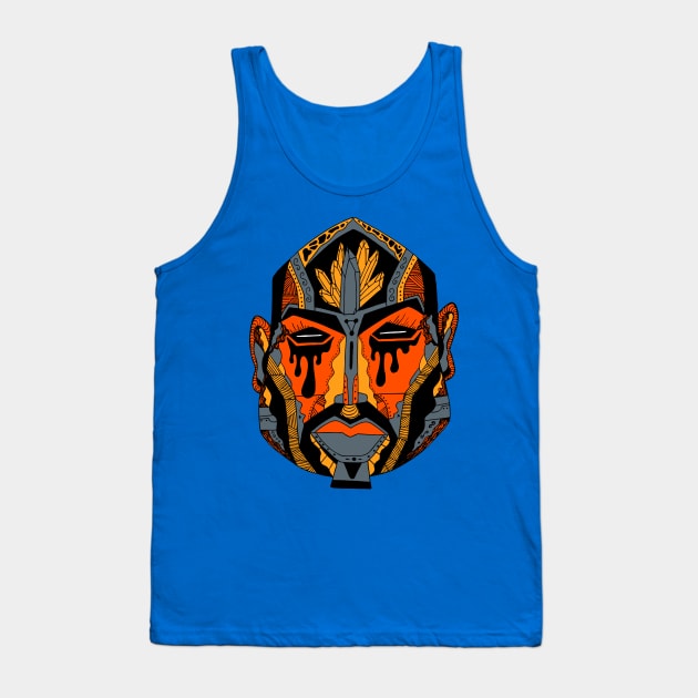 Orangrey African Mask No 9 Tank Top by kenallouis